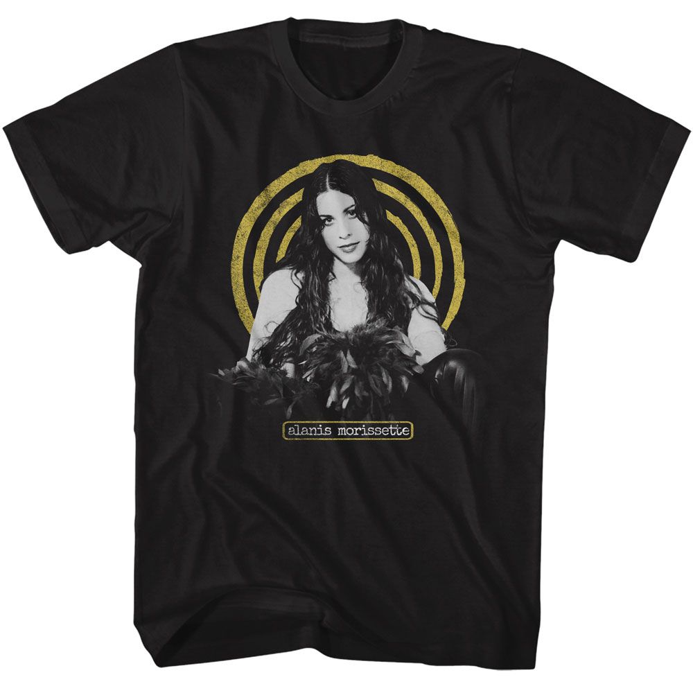 Alanis Morissette Black Adult S/S Tshirt