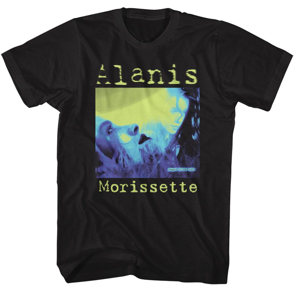Alanis Morissette Black Adult S/S Tshirt