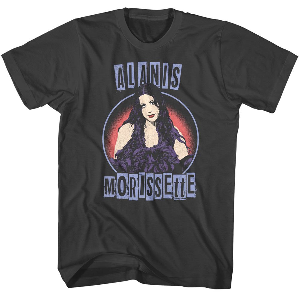 Alanis Morissette Smoke Adult S/S Tshirt