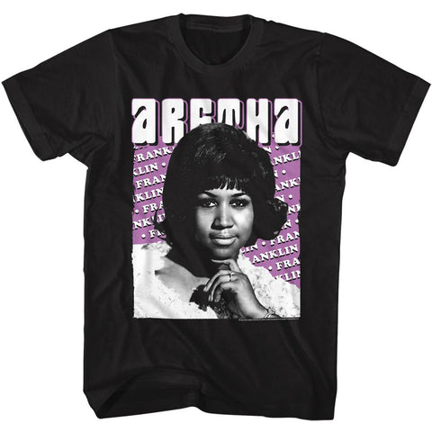 Aretha Black Adult S/S Tshirt