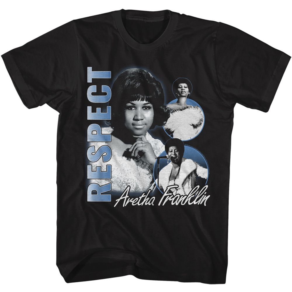 Aretha Black Adult S/S Tshirt