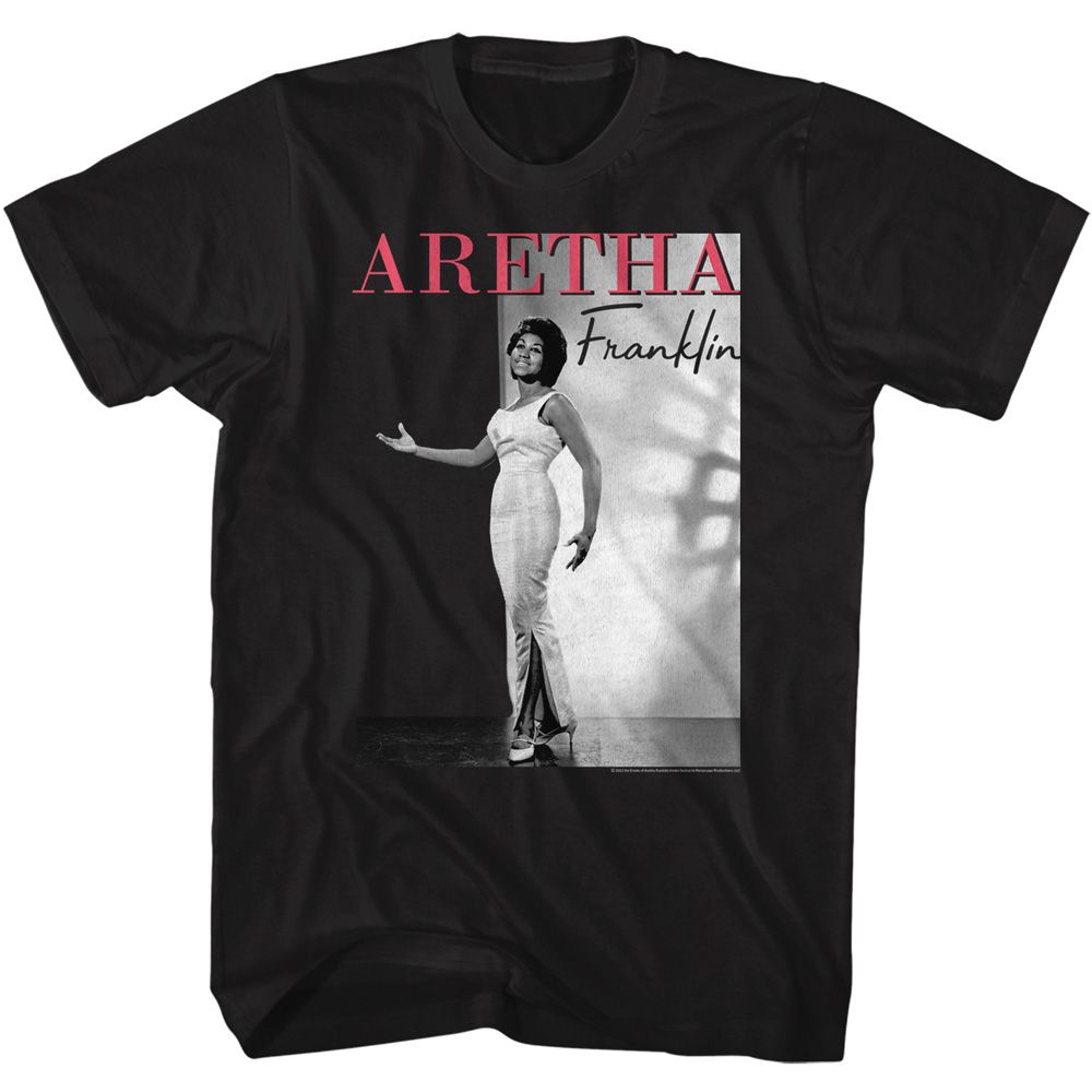 Aretha Black Adult S/S Tshirt