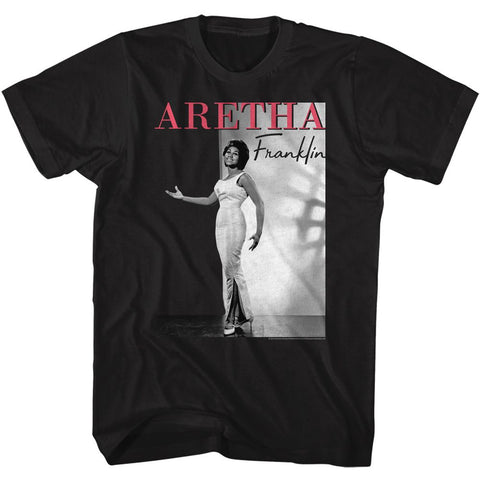 Aretha Black Adult S/S Tshirt