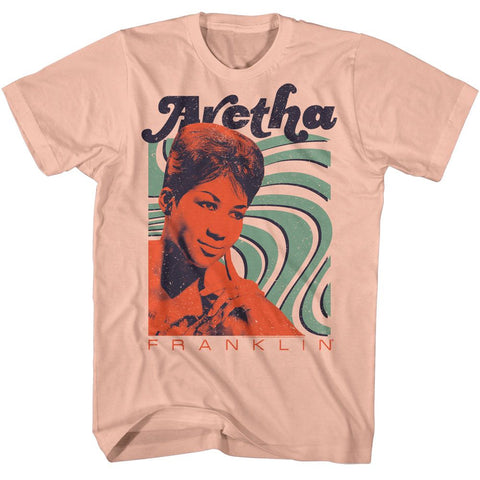 Aretha Peach Adult S/S Tshirt