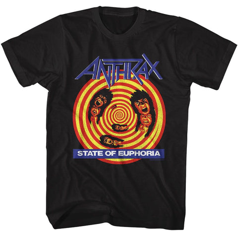 Anthrax Black Adult S/S Tshirt