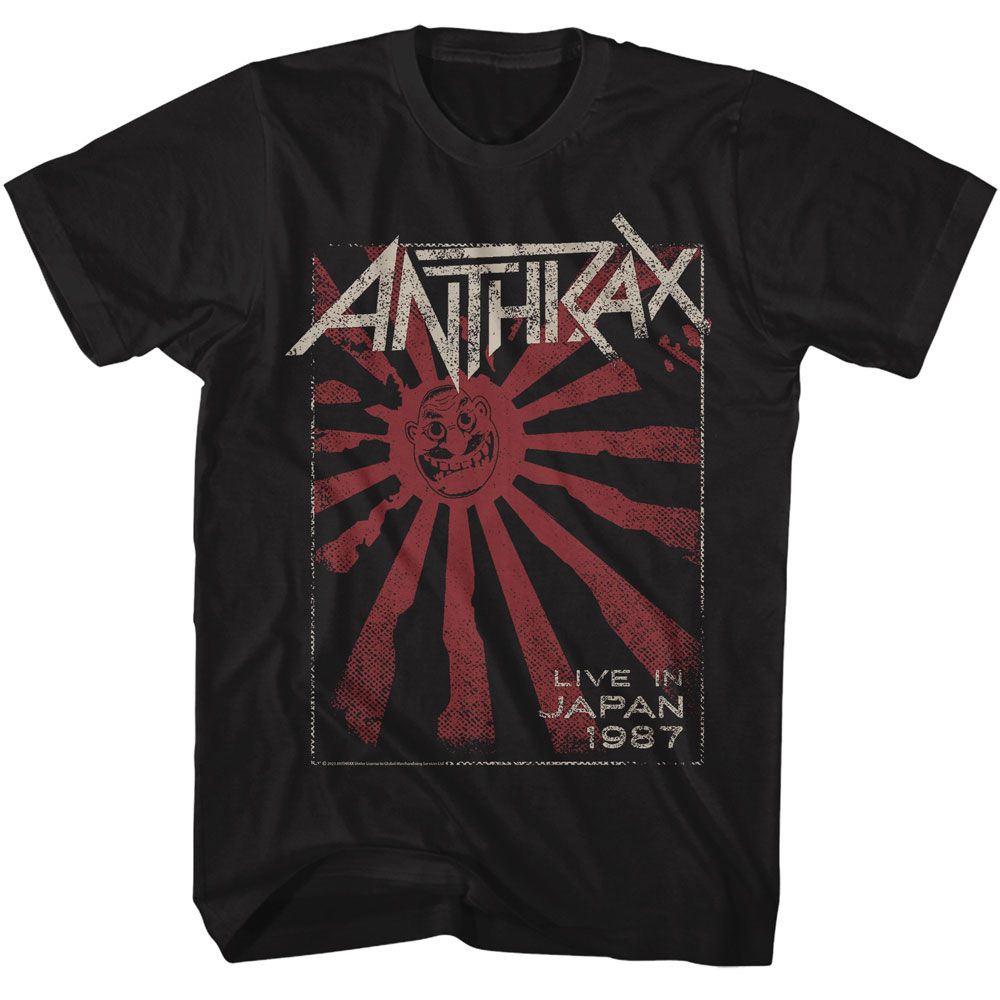 Anthrax Black Adult S/S Tshirt