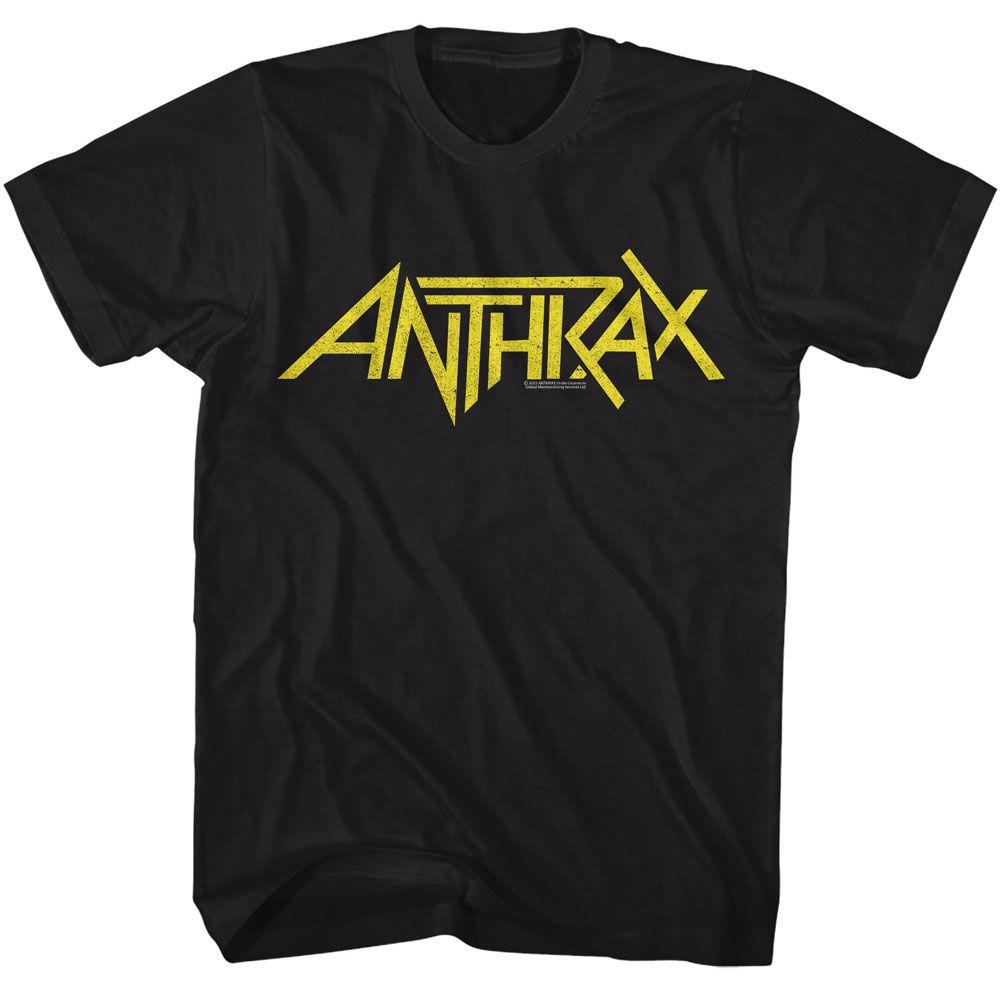 Anthrax Black Adult S/S Tshirt