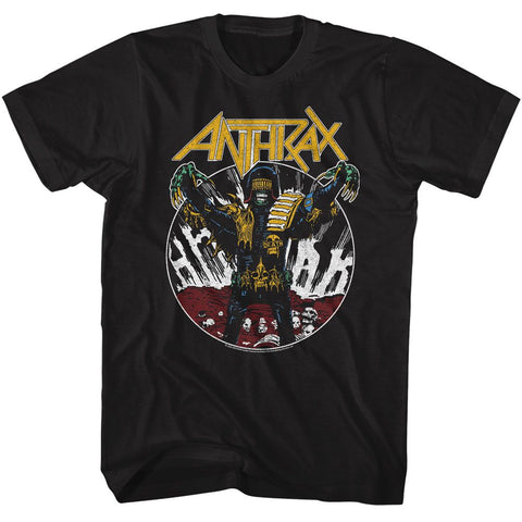 Anthrax Black Adult S/S Tshirt