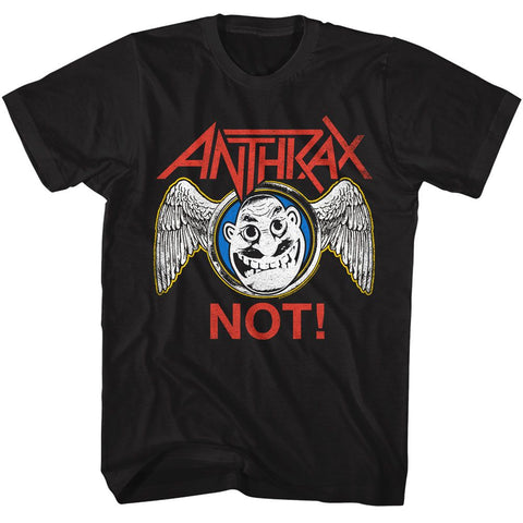 Anthrax Black Adult S/S Tshirt