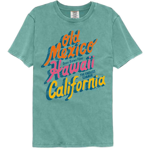 Bruce Brown Films Seafoam Adult Short Sleeve Comfort Color Tshirt