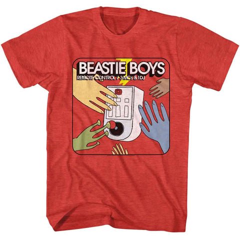 Beastie Boys Red Heather Adult S/S Tshirt