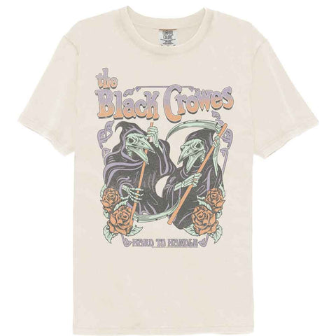 Black Crowes Ivory Adult S/S Comfort Color Tshirt