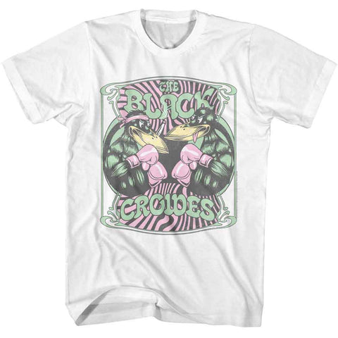 Black Crowes White Adult S/S Tshirt