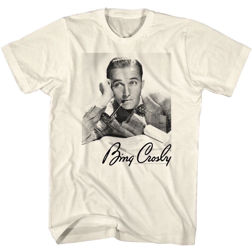 Bing Crosby Natural Adult S/S Tshirt
