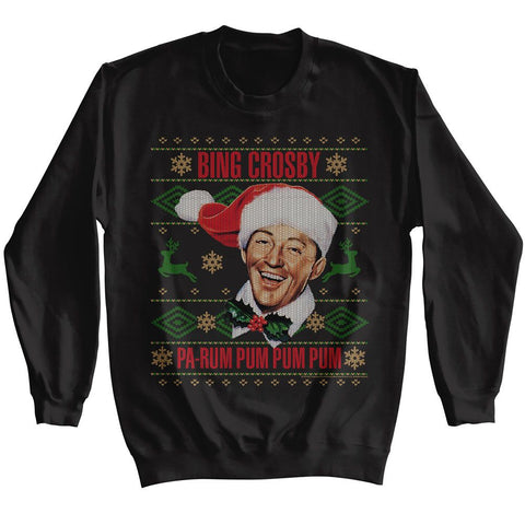 Bing Crosby Black Adult L/S Sweatshirt