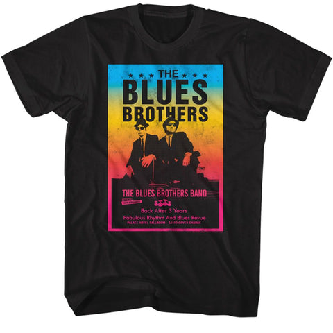 The Blues Brothers Black Adult Short Sleeve Tshirt