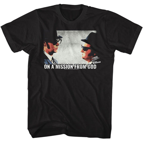 The Blues Brothers Black Adult Short Sleeve Tshirt