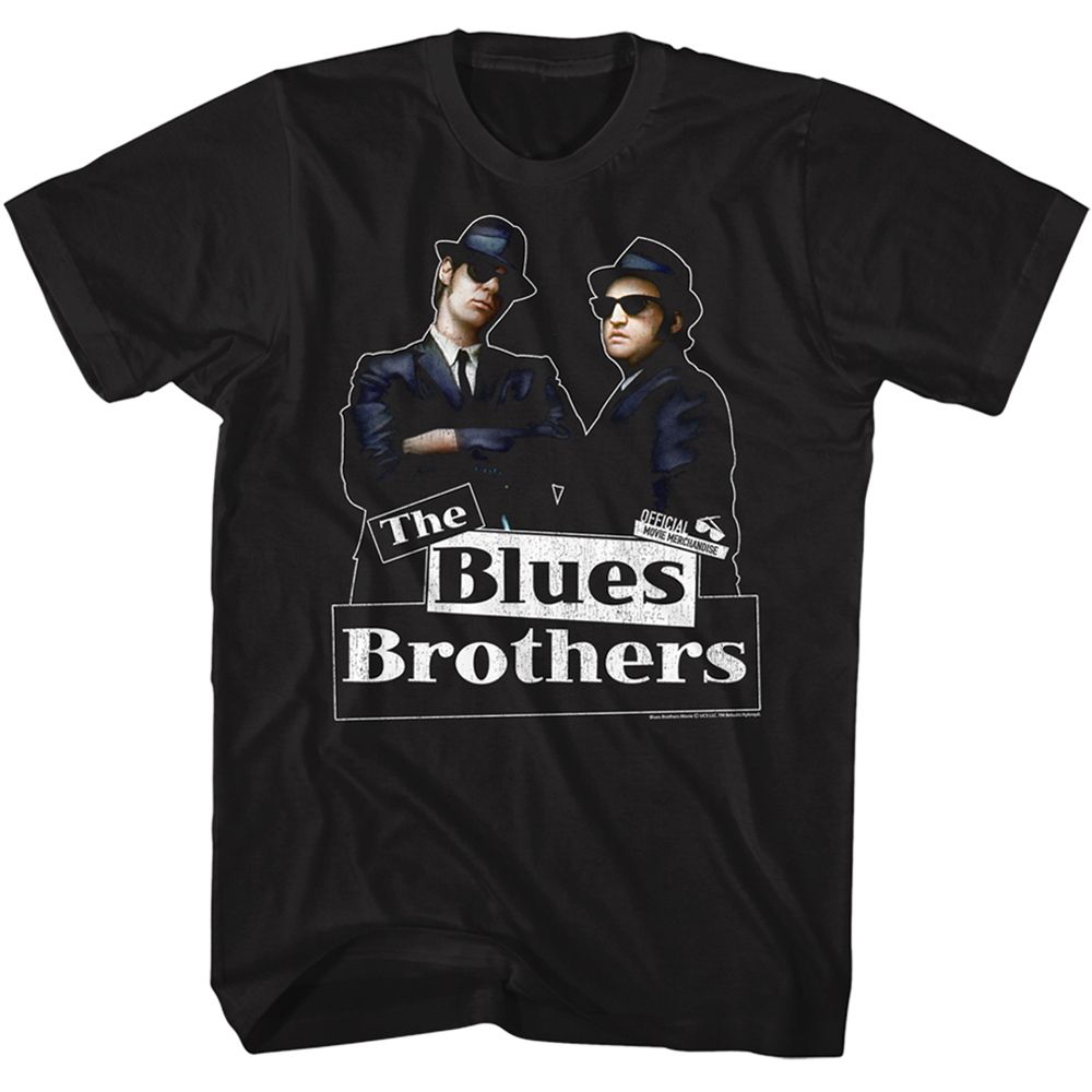 The Blues Brothers Black Adult Short Sleeve Tshirt