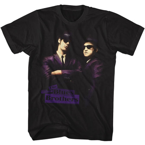 The Blues Brothers Black Adult Short Sleeve Tshirt