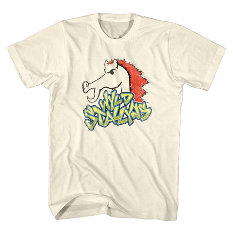 Bill And Ted Natural Adult Short Sleeve Tshirt