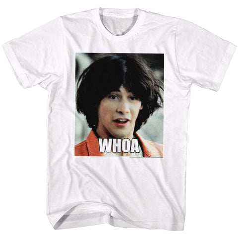 Bill And Ted White Adult Short Sleeve Tshirt