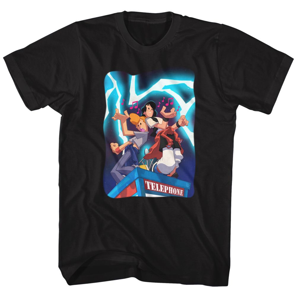 Bill And Ted Black Adult Short Sleeve Tshirt