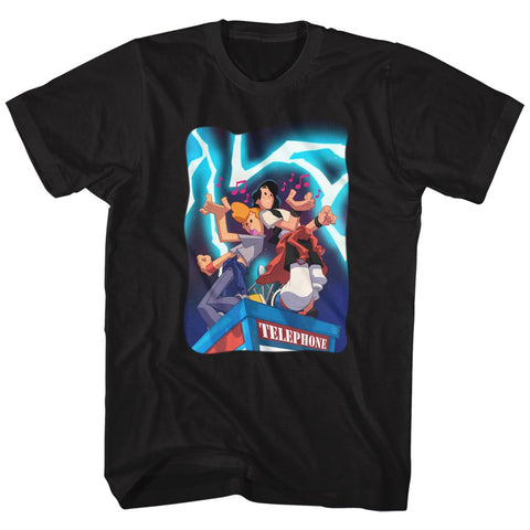 Bill And Ted Black Adult Short Sleeve Tshirt