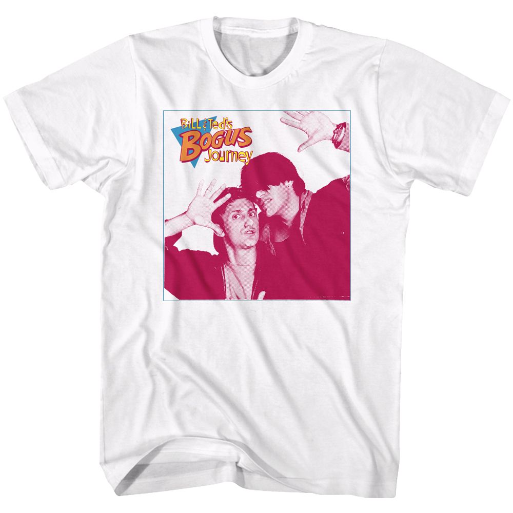 Bill And Ted White Adult Short Sleeve Tshirt