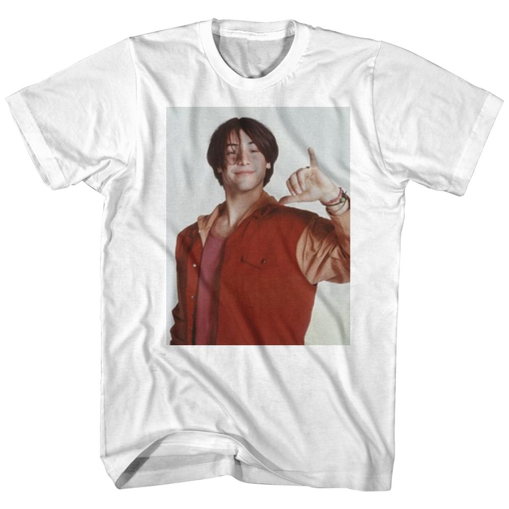 Bill And Ted White Adult Short Sleeve Tshirt