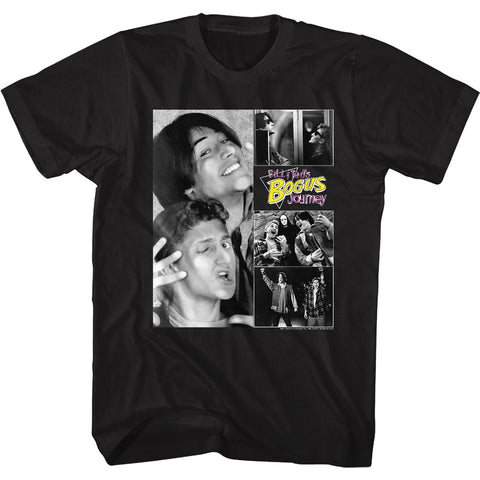 Bill And Ted Black Adult Short Sleeve Tshirt