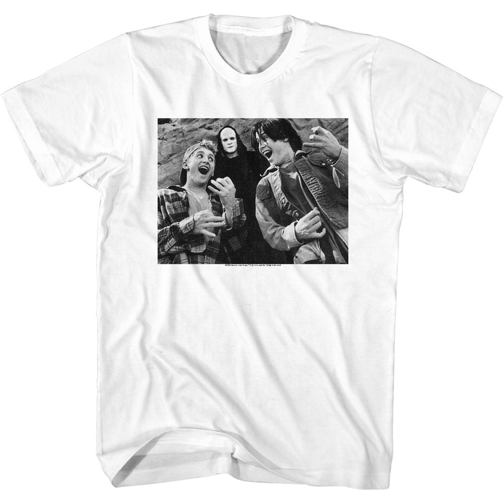 Bill And Ted White Adult Short Sleeve Tshirt