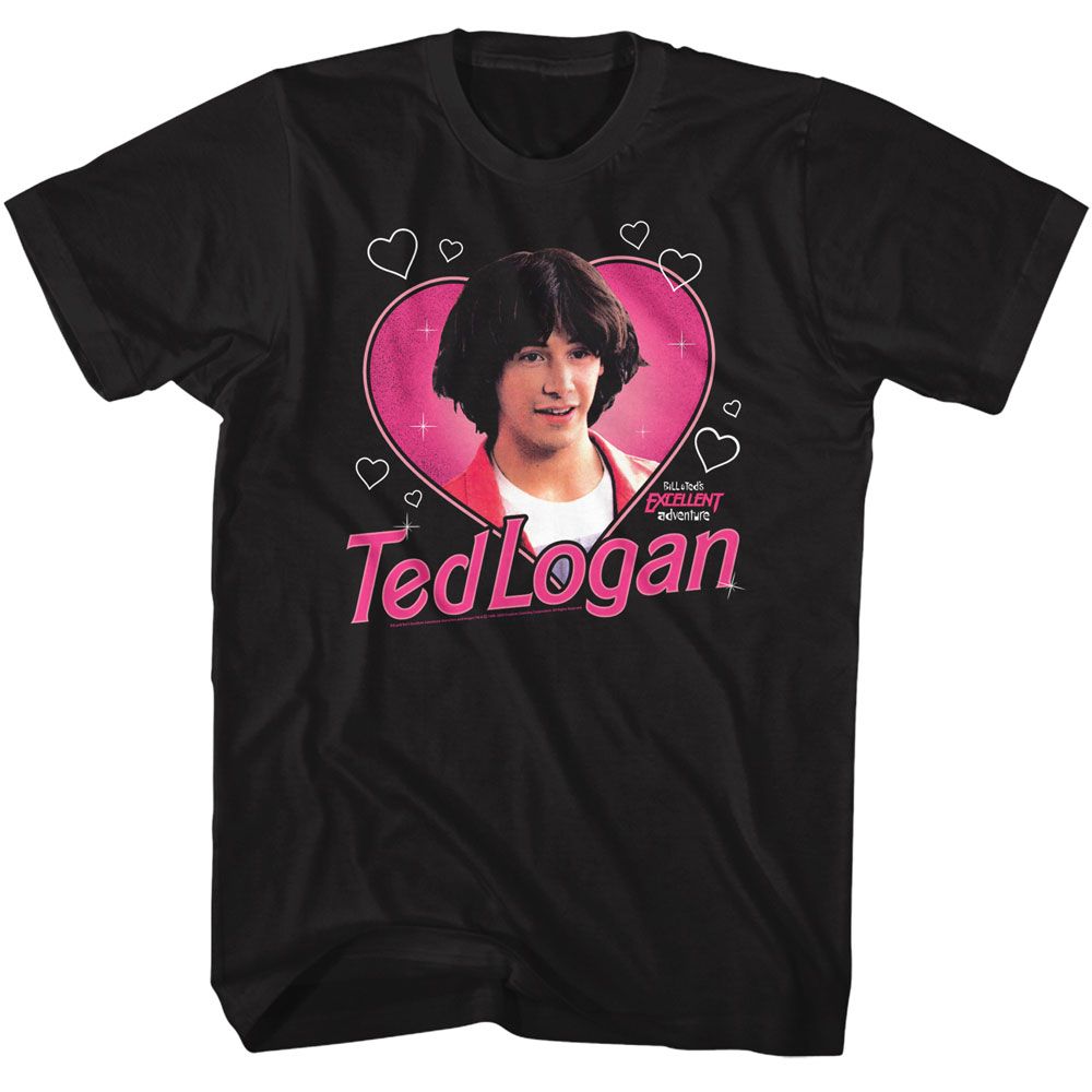 Bill And Ted Black Adult Short Sleeve Tshirt