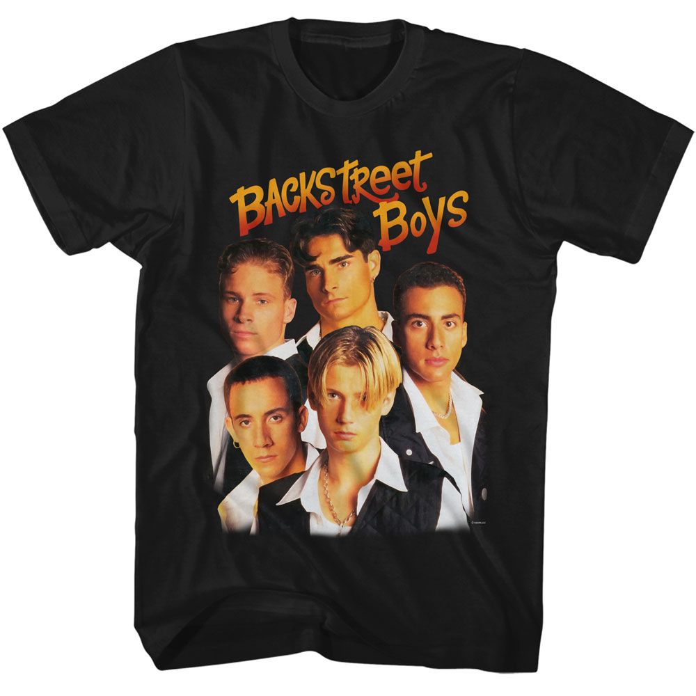 Backstreet Boys Black Adult S/S Tshirt