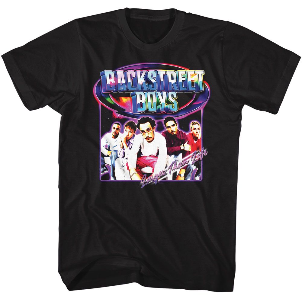 Backstreet Boys Black Adult S/S Tshirt