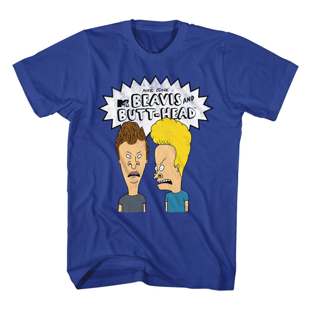 Beavis And Butthead Royal Adult Short Sleeve Tshirt