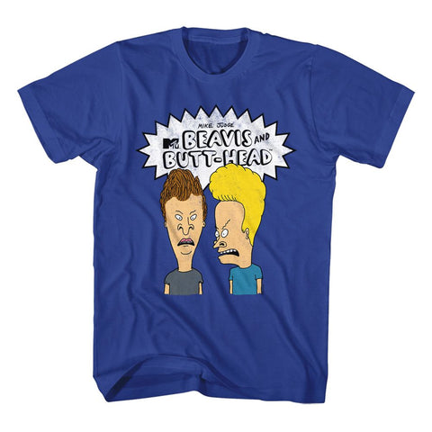 Beavis And Butthead Royal Adult Short Sleeve Tshirt