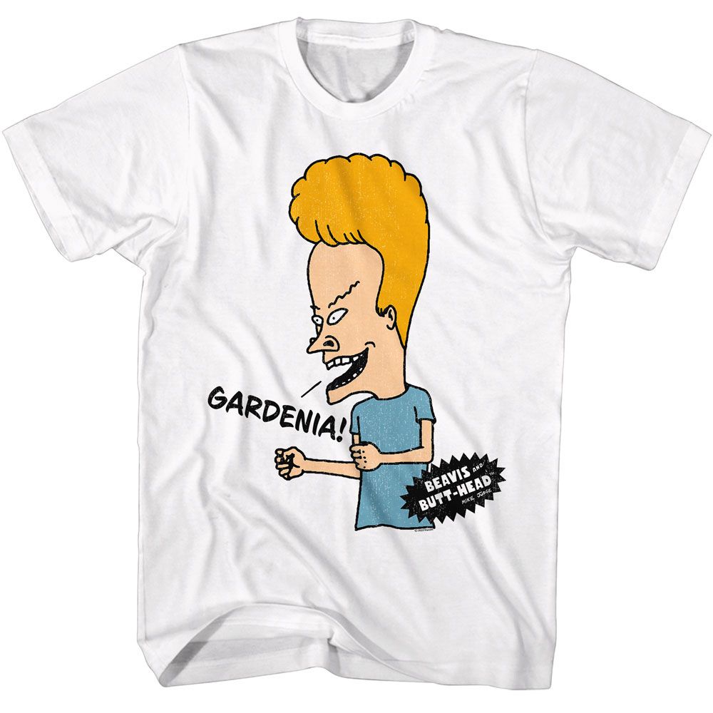 Beavis And Butthead White Adult Short Sleeve Tshirt