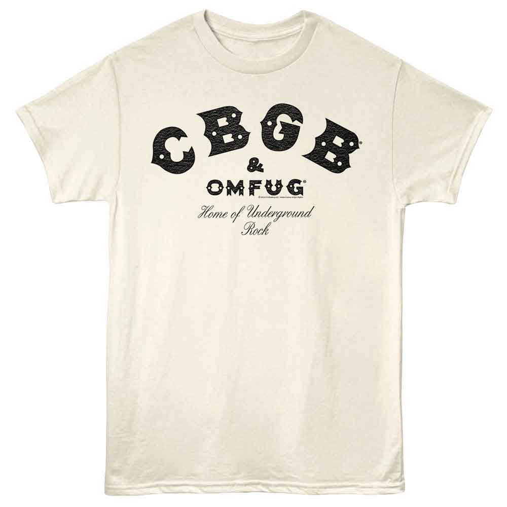 CBGB Natural Adult S/S Tshirt