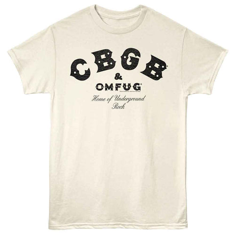 CBGB Natural Adult S/S Tshirt