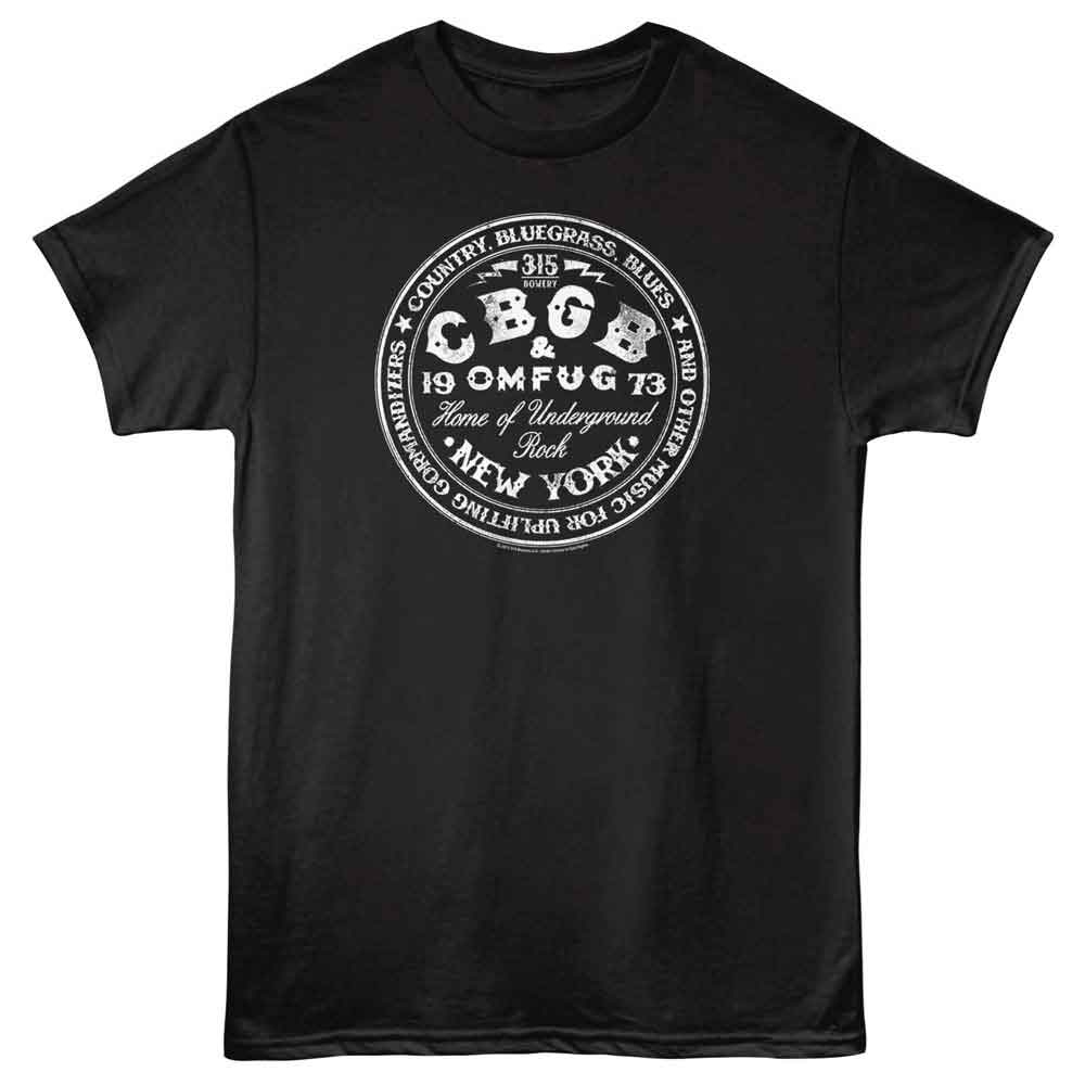 CBGB Black Adult S/S Tshirt