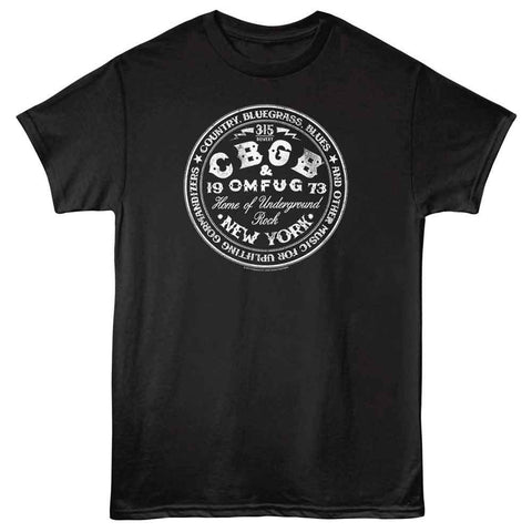 CBGB Black Adult S/S Tshirt