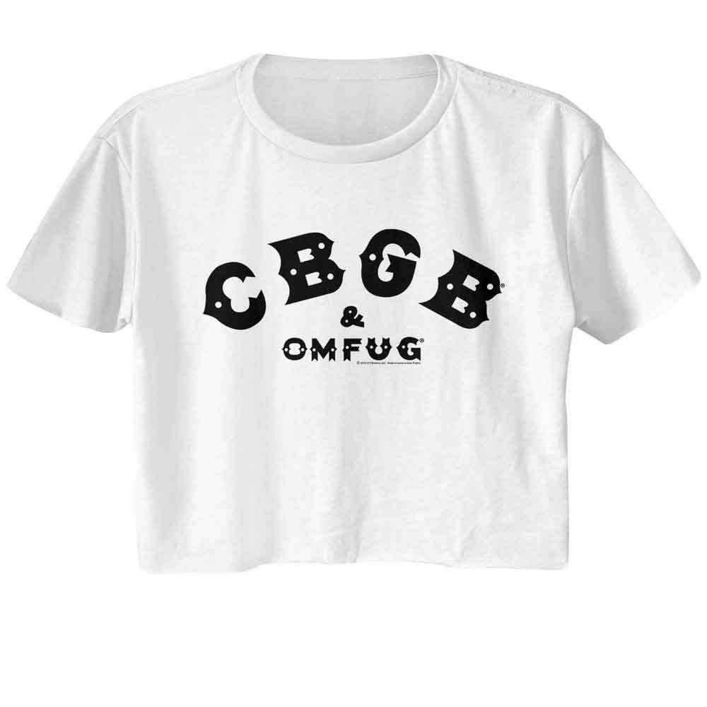 CBGB White Ladies S/S Festival Cali Crop