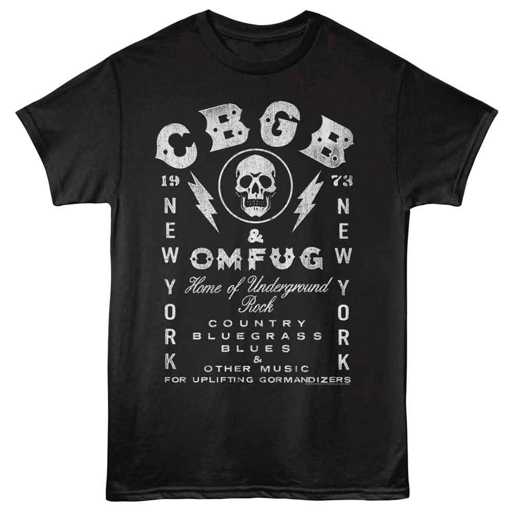 CBGB Black Adult S/S Tshirt
