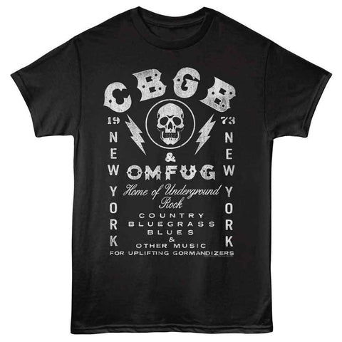 CBGB Black Adult S/S Tshirt