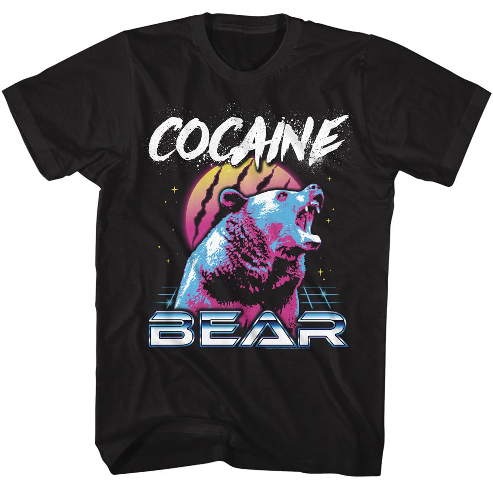 Cocaine Bear Ky Black Adult Short Sleeve Tshirt