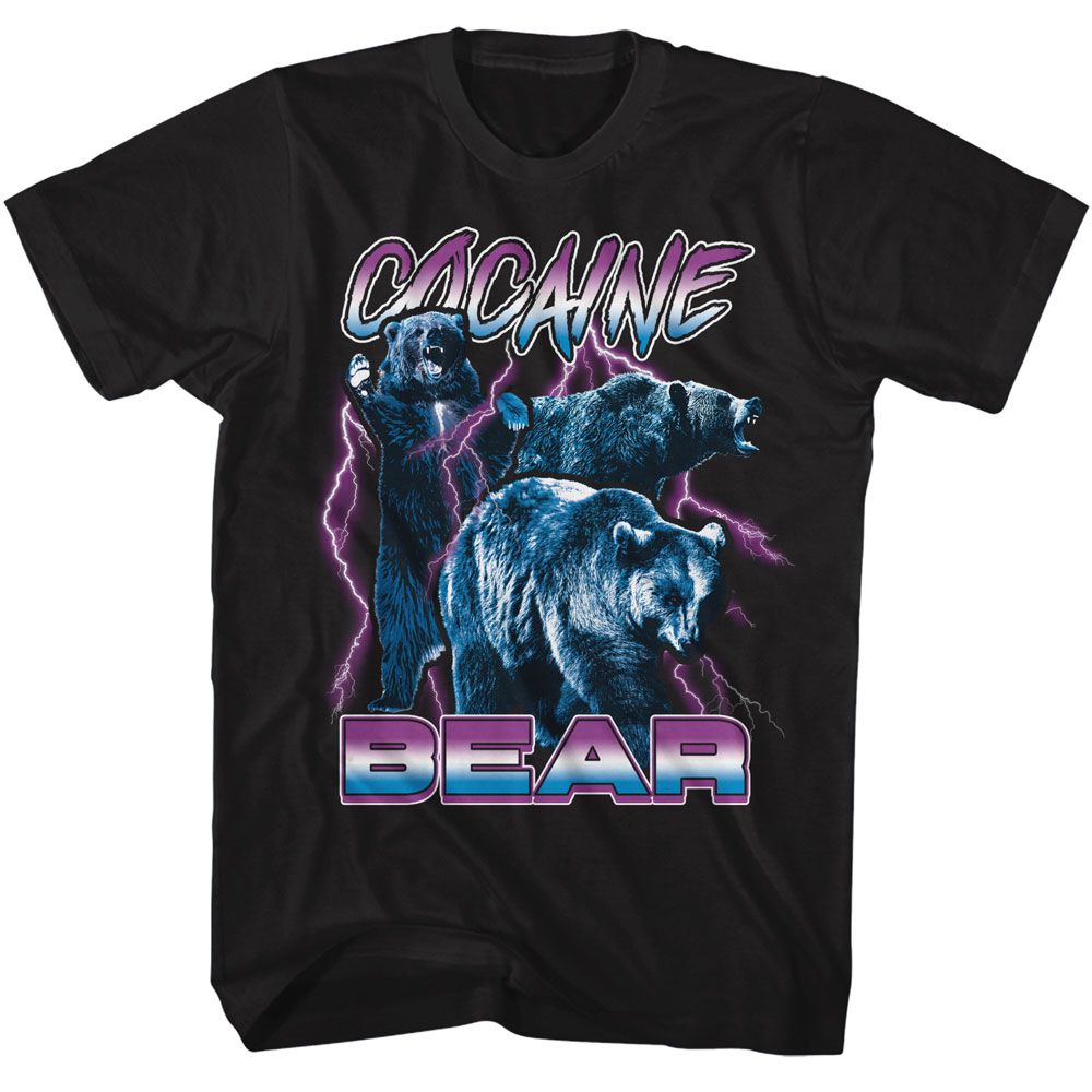 Cocaine Bear Ky Black Adult Short Sleeve Tshirt