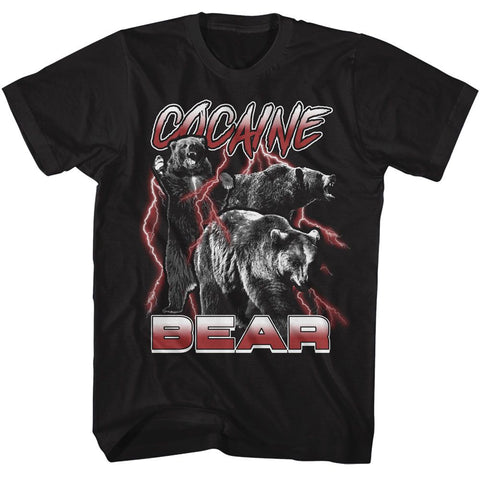 Cocaine Bear Ky Black Adult Short Sleeve Tshirt