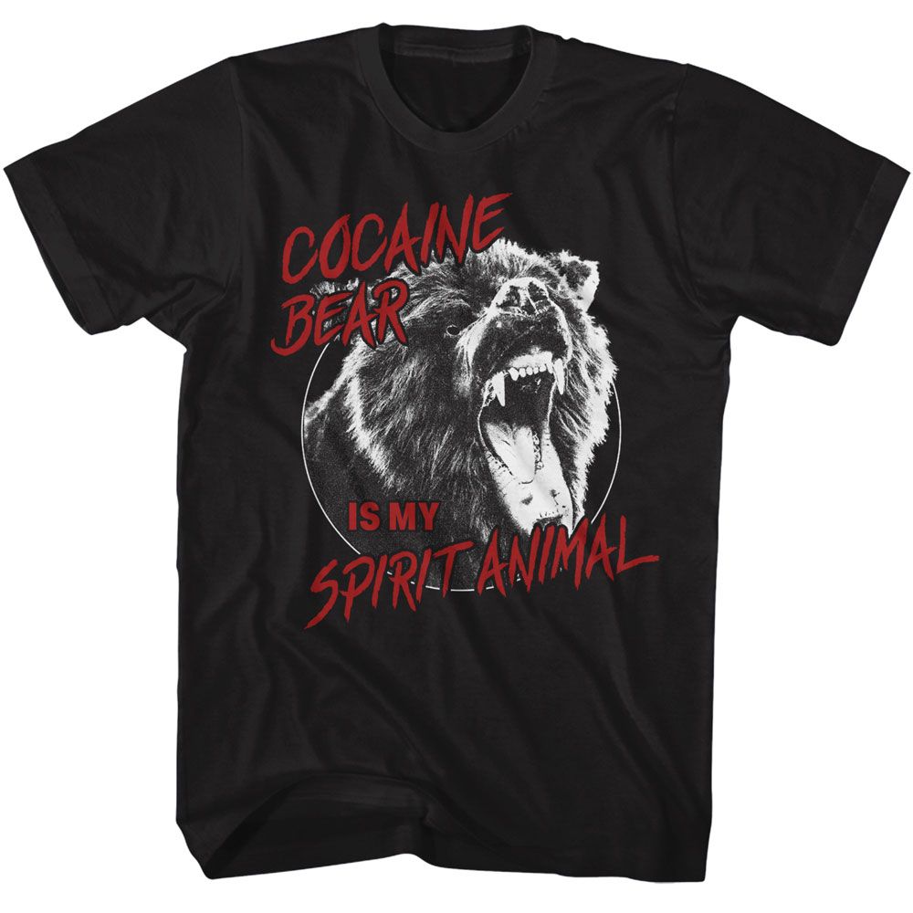 Cocaine Bear Ky Black Adult Short Sleeve Tshirt