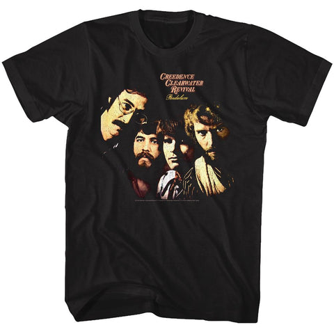 Creedence Clearwater Revival Black Adult S/S Tshirt