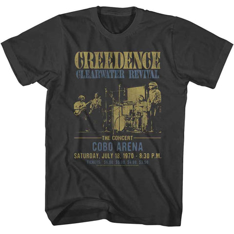 Creedence Clearwater Revival Smoke Adult S/S Tshirt
